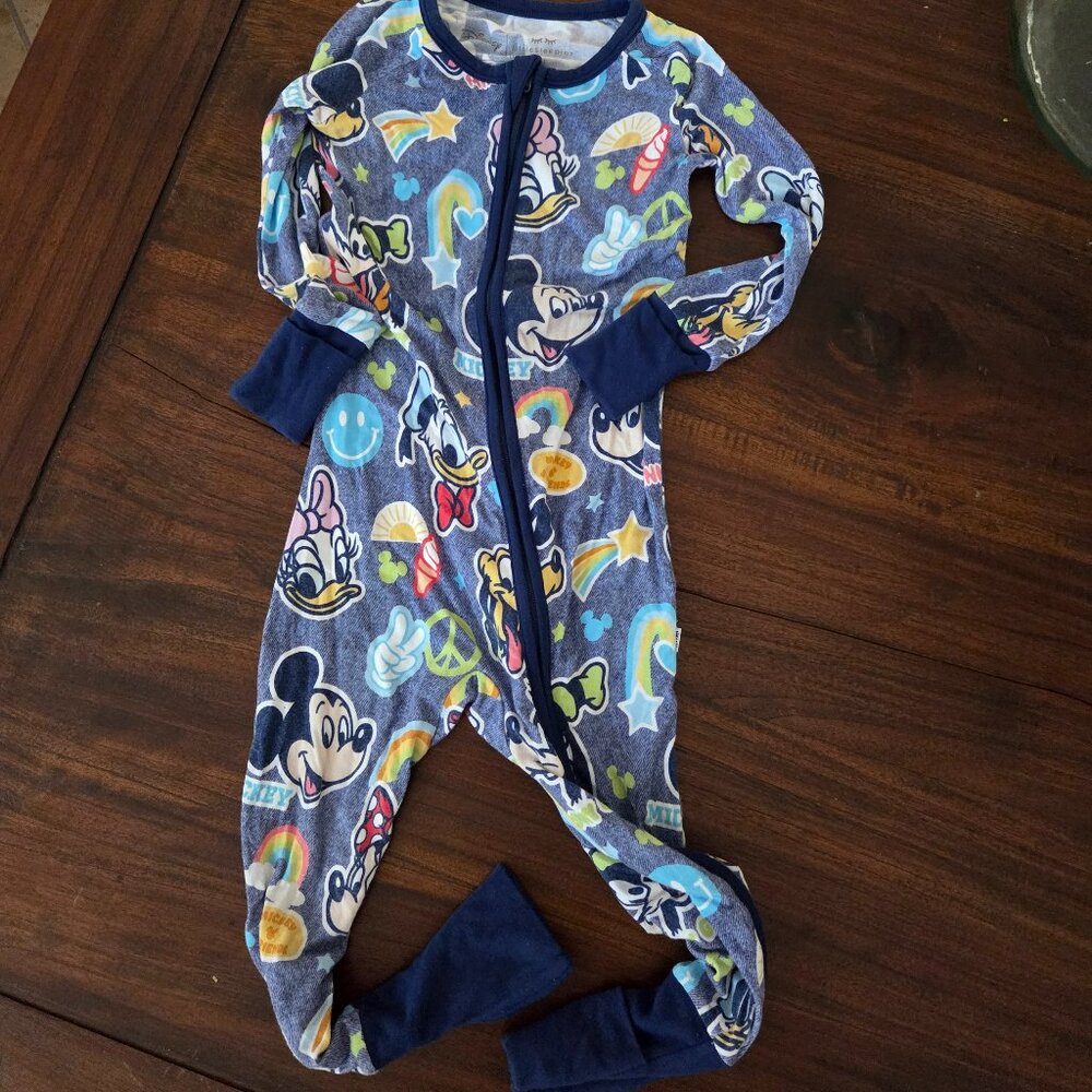 Little Sleepies (12-18 mos) Mickey/Disney print